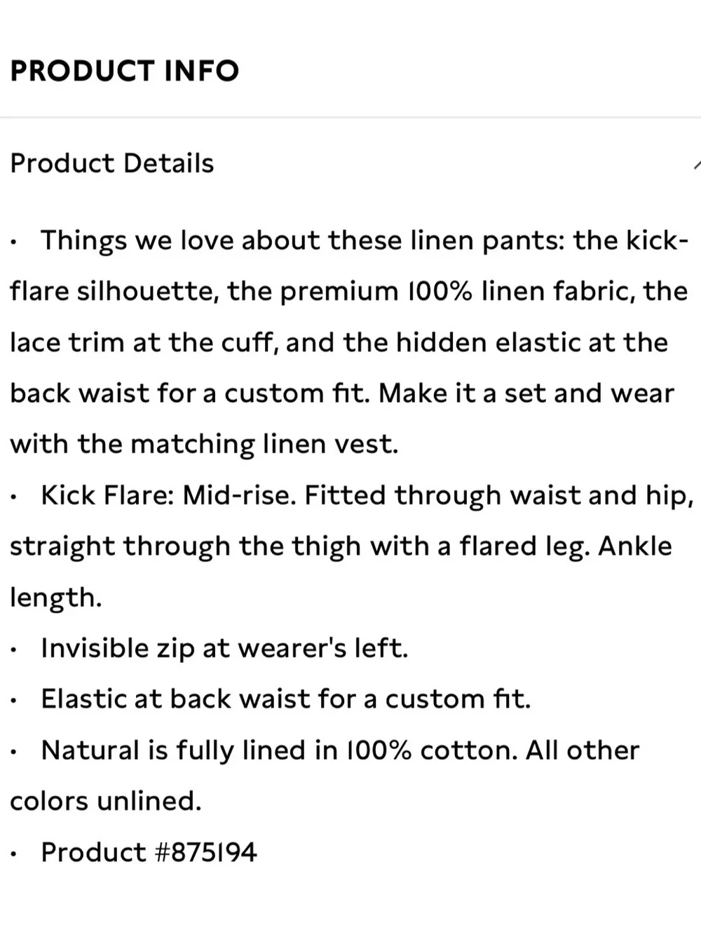 Banana Republic information above
